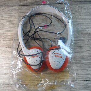 Canada 3000 Airlines Vintage Headphones